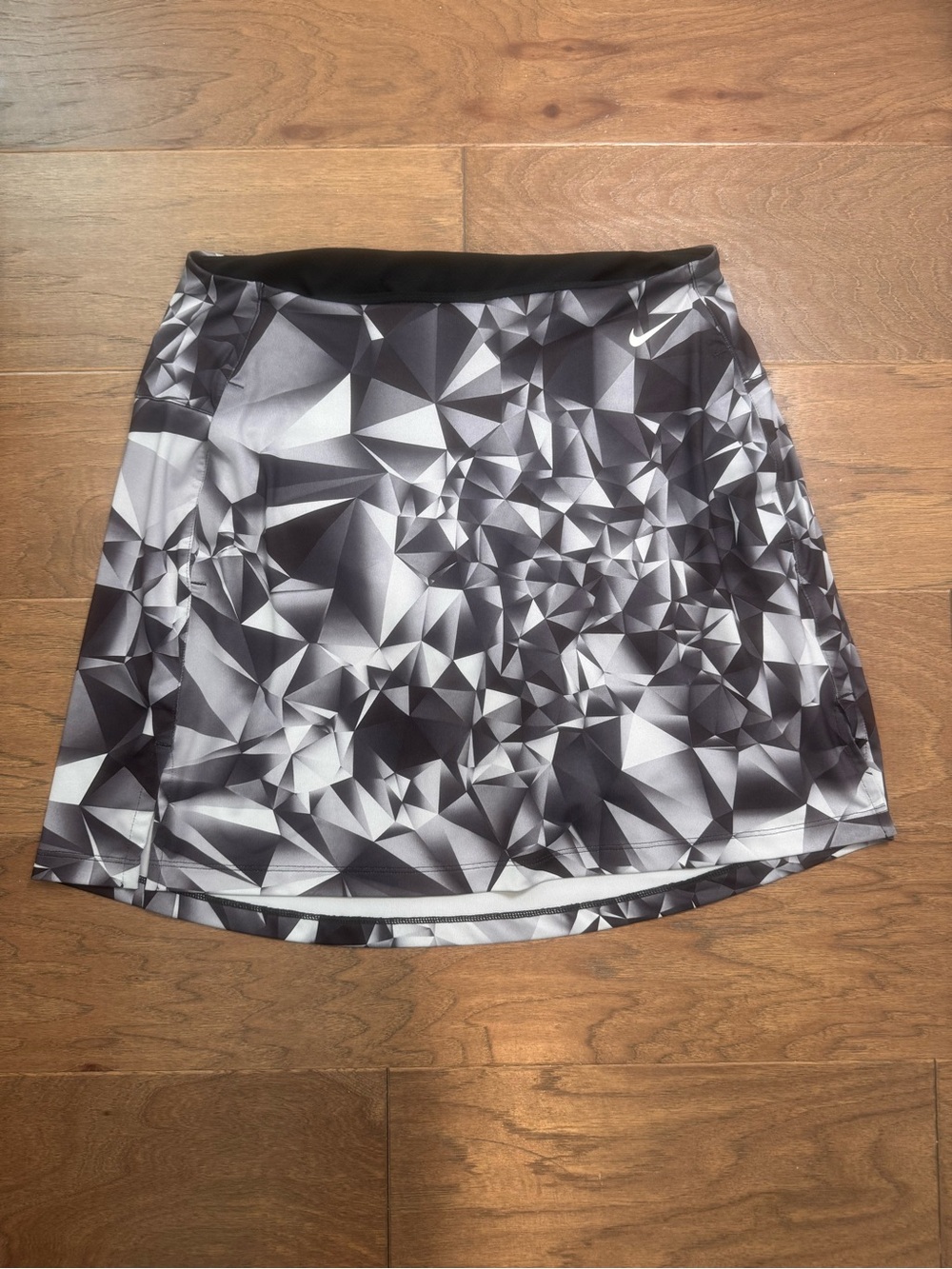 Nike Women’s Athletic Skort - Black & White Geometric - Golf Tennis Pickleball